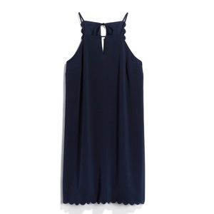 Navy Blue Brooklyn Dress Tie Back